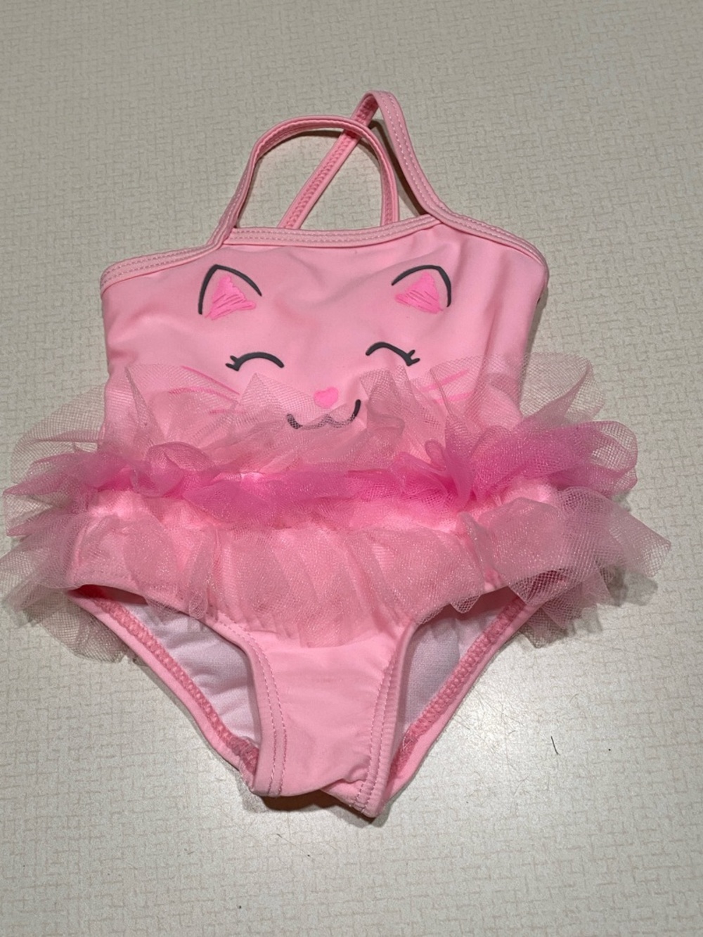 Baby Health Tex  Pink Cat Tutu One-Piece Swimsuit
